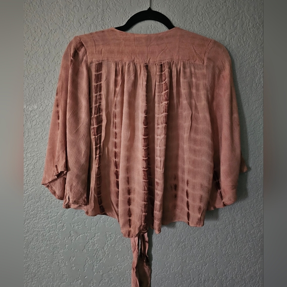 BY TOGETHER Textured Top Short Sleeve Size Large - Picture 2 of 5